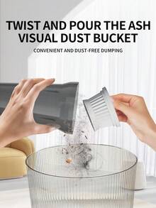 1 szt. Lekki, akumulatorowy, bezprzewodowy odkurzacz, 4 w 1, ręczny odkurzacz o dużej mocy ssania – akumulatorowy, o dużej mocy ssania, kompaktowy i przenośny, odpowiedni do domu i samochodu, usuwa sierść zwierząt, kurz itp. | Kompaktowy odkurzacz | Wytrzymała obudowa z tworzywa sztucznego