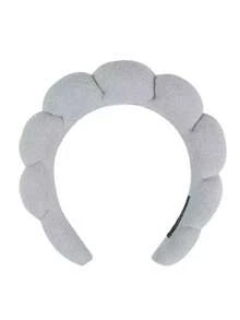 1pc White Headband, Makeup Facial Headband, Cleansing Headband, Turban Headband, Soft Headband, Suitable For Women & Girls, Fashionable Accessory, Great Gift,Skincare Headband,Beauty,Skin Care Products,Spa,Self Care,Skin Care Tools,Face Care,Esthetician Supplies,Skin,Face Wash,Facial