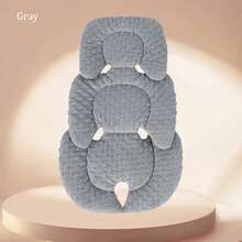 Cojín para asiento de cochecito de bebé, cojín de asiento de coche universal, almohadilla de asiento de felpa gruesa y cálida de doble cara para bebé recién nacido, accesorios para cochecito, esencial para pasear al bebé - Multicolor - Ver 7