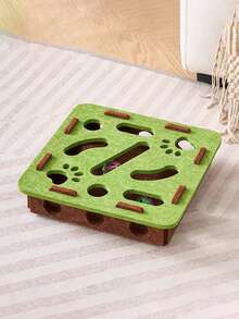 1pc Cat Toys, Self-Entertaining And Stress-Relieving Gadgets, Little Cat Pets, Cat Puzzle Mazes, Hole-Digging Felt Boxes, Cat Teasing Bell Balls. Suitable For Pet Play And Interaction, Helps Burn Energy, Distracts Attention, Can Be Used For Training Cats' Responsiveness, And Enhances The Bond Between Pets And Owners.Note: The Bell Color And Style Are Random. - Multicolor - View 5