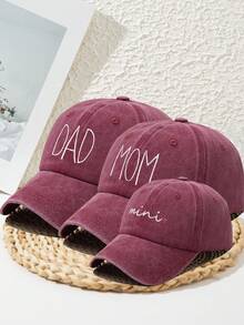 3pcs Embroidered Baseball Cap Set, Adjustable Washed Casual Sun Hat For Outdoor, Travel, Beach, Suitable For Spring & Autumn - Baseball Cap - View 12
