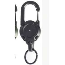 Outdoor Fishing Anti-Loss Lanyard |Retractable Clip Design, Steel Wire Fishing Lure Retractable Buckle, Universal Buckle For Backpacks/Keys