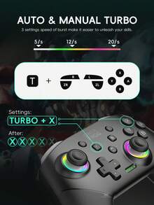 DATA FROG Switch Pro Controllers For Switch/Switch Lite Wireless Remote Gamepad For Joystick Pro Controllers PC For Switch OLED