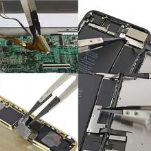 FEITA - Juego de pinzas de precisión – Pinzas antiestáticas reemplazables de acero inoxidable ESD para electrónica, joyería, laboratorio, pasatiempo (8 piezas) - 1 - Ver 3