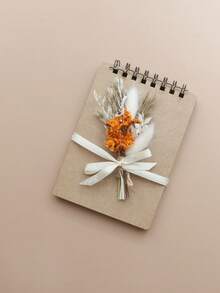 12 Pcs Boho Dried Flower Bouquet Mini Wedding Handmade Dry Flowers Decor For Vase Crafts DIY Photo Boutonniere For Men Floral Plant For Bridesmaid Gift Birthday Decor And Autumn Decor Items