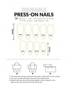 VV MEI JIA ER 30Piece Halloween Press On Nails Long Stiletto Nails Red Eye False Nails With Coating Design Glossy Acrylic Nails Glitter Press On Nails Women And Girls Party Cosplay Manicure& 1Sheet Tape & 1Pc Nail File Nail Supplies Nails. - Đỏ - Xem 9