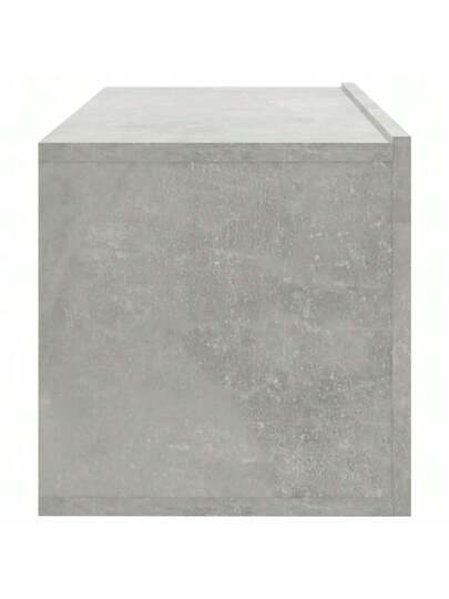 VidaXL TV Cabinets Pcs Wand Mounted 100x30x30 Cm Wood Concrete Grijs view 9