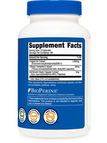 Nutricost Tongkat Ali 1,000mg 120 Capsules - With Tribulus Terrestris And BioPerine, Vegetarian Caps, Non-GMO, Gluten Free, Potent Extract | Tongkat Ali, Tribulus Terrestris, BioPerine, Non-GMO, Gluten Free, Nutricost, Potent Extract, Premium Quality - 其他 - 查看 5
