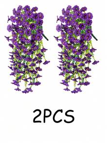 Colorful Artificial Plant Flowers, Silk Daisy Eucalyptus, Morning Glory Hanging Basket Uv Resistant, For Outdoor Decoration, Courtyard Decoration, Garden Decoration, Corridor Decoration, Terrace, Wedding Decoration, Hand Bouquet, Summer Decoration, Home Decoration, Living Room And Bedroom Decoration, Desktop Decoration, Wall Decoration, Vase Flower Arrangement