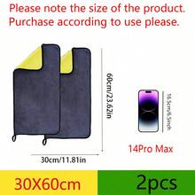 1 khăn lau xe siêu mềm bằng sợi microfiber - Thấm hút tốt, chất liệu lông cừu san hô, chống trầy xước, đa năng, hoàn hảo cho việc vệ sinh chi tiết xe, đánh bóng xe và làm sạch nội thất, vật tư vệ sinh. - Nhiều màu - Xem 15