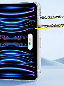 Capa Giratória Compatível com iPad 11ª/10ª Geração com Suporte para Lápis, Compatível com iPad 5/6/7/8/9, Todos os Modelos iPad Air e iPad Pro 2018-2025, Suporte Giratório de 360 Graus com Proteção, Função Ligar/Desligar Automática