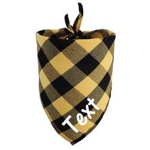 Personalized Dog Bandana, Different Patterns And Classic Plaid Designs, Party Scarf, Pet Drool Bib, Various Colors, Customizable Information Like Name,Christmas Gift Supplies - Multicolor - View 15