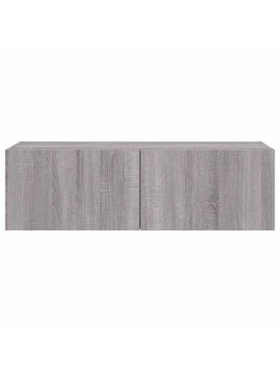 VidaXL TV Wand Unit LED Lighting 100x35x31 Cm Grijs Sonoma view 10