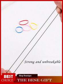 1000Pack Rubber Bands, Elastic Hair Ties, Non-Slip Rubber Hair Bands, Small Rubber Bands, Strong Elastic Band, Black