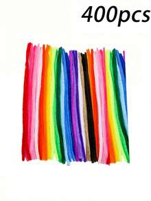 200 件/100 件马卡龙彩色扭力杆，颜色随机DIY配件，创意手工工具，工艺用品装饰，DIY管道清洁器工艺套装，DIY塑料扭力杆，用于创意手工花束礼物 - 各种柔性艺术用品马卡龙彩色扭力杆，颜色随机DIY配件 - 多色 - 查看 17
