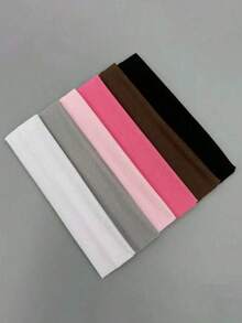 1/3pcs Soft Stretchy Headbands -Soft Fabric Hair Bands,Sports Sweat-Absorption Headband,Non-Slip Wide Elastic Headwear For Women,Washing Face,Solid Color Knitted Hair Accessories Essentials,Hairbands For Skincare Makeup,Fitness And Casual Street Style Gym, All Season Turban Headband, Hairband