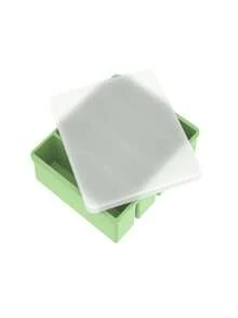 Silicone Freezer Tray With Lid - Silicone Freezer Food Molds- Large Ice Cube Tray,Silicone Freezer Container,Freeze & Store Soup, Sauce, Broth,Leftovers - Makes 4 Perfect 1 Cup