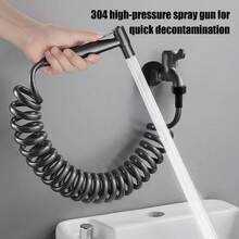 1 Set High Pressure Handheld Bidet Sprayer, Bathroom Cleaning & Bathing Accessories - A - View 1