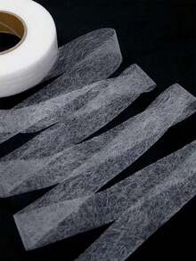1pc Double-Sided Iron-On Hemming Tape, Strong Adhesive Heat Bonding Tape, Iron-On Fusible Web For Clothing Alterations, Pants, Jeans, Skirts - 彩色 - 查看 6
