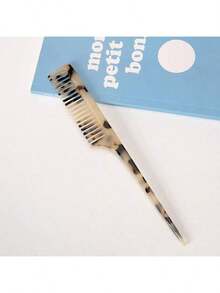 1pc Women's Portable Multi-Color Acetate Pointed Tail Wide Tooth Detangling Comb, Suitable For Long And Short Hair, All Hairstyles, Holiday Gift For Girlfriend And Mom - Multicolor - View 13