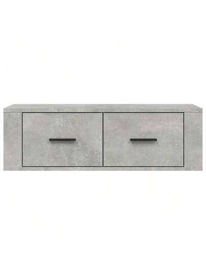 VidaXL TV Wand Unit 80x36x25 Cm, Finished Wood, Concrete Grijs view 6