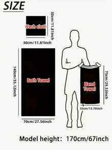 8-delat presentset med handdukar, mjuka randiga bad- och ansiktshanddukar för hem och badrum, mycket absorberande och snabbtorkande, höstdekor, hem- och badrumsdekor, skolstart för skönhetssalong och hem - Multifärgad - Visa 4