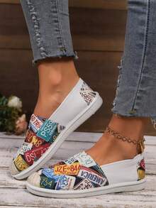 Zapatos de viaje con pintura artística para mujer, zapatos de lona ligeros y cómodos, calzado casual y elegante para uso diario