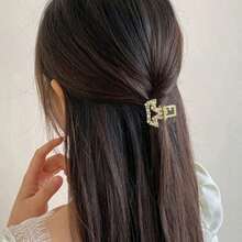 16 件/8 件随机优雅仿珍珠发夹，别致的金属迷你发夹，适用于日常发型 - 发髻、马尾辫、休闲、工作、派对、送礼发饰优雅爪夹，学校用品，学院秋季配饰秋冬度假装女士