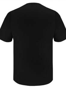 Red Hot Chili Peppers Vintage Distressed Asterisk T-Shirt Pure Cotton T-Shirt - 黑色 - 查看 2