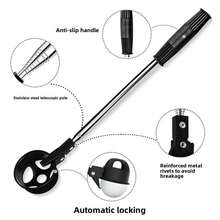 1PC Stainless Steel Telescopic Golf Ball Retriever -Telescopic Tool For Easy Ball Picking- Great Golf Gift Idea