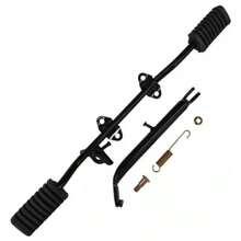 Barra posa pie completa FT125 FT150 tornillería incluida, barra posa pie para motocicleta FT125/FT150, incluye tornillería - Unitalla - Ver 3