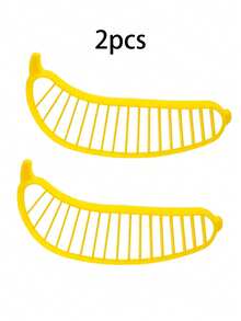 1个/2个装香蕉切片器，水果切刀，香蕉切片器，沙拉水果拼盘分离器，水果切片器，手动香蕉切片器，一键式香蕉切片工具，带塑料刀片 - 彩色 - 查看 13