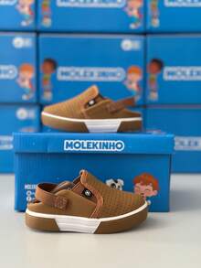 Baby Boy's Shoes, Adjustable Children's Sandals, Easy To Put On, Molekinho - Rỉ Nâu - Xem 9