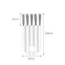 1 Piece/Computer Keyboard Cleaning Brush, Daily Household Gap Brush, Window Slot Gap, Kitchen Dead Corner, Dust Cleaning - 白色 - 查看 12