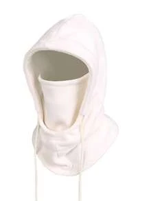 1pc Solid Color Fleece Warm Balaclava, Comfortable Breathable Windproof Face Mask For Autumn/Winter - Multicolor - View 6