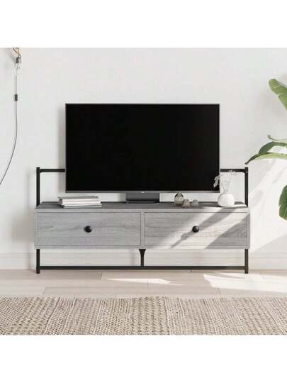 VidaXL Wand Mounted TV Cabinet 100.5x30x51 Cm Wood Grijs Sonoma Oak