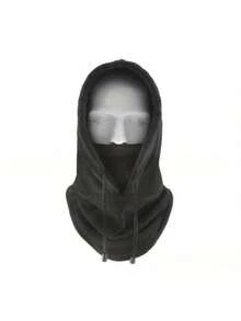 1pc Outdoor Cycling Balaclava Face Mask, Windproof Thermal Thermal Lined Ski Hat, Winter - Multicolor - View 9