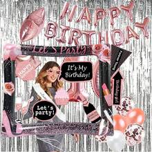 1pc Inflatable Photo Frame, Selfie Frame Prop For Women Birthday, Party, Girls Night Out - Pink - View 10