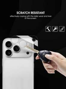Bộ 3 miếng dán bảo vệ ống kính camera tương thích với iPhone 17, 17 Air, 17 Pro Max, kính cường lực HD 9H, tương thích với iPhone 17, 16, 15, 14, 13, 12, 11. Miếng dán bảo vệ ống kính camera 3D, chống trầy xước, dễ dàng lắp đặt. Thích hợp sử dụng hàng ngày, tại văn phòng, nhà. Ốp bảo vệ camera chống nước, chống sốc, chống rơi vỡ và chống trầy xước. - Trong sáng - Xem 6