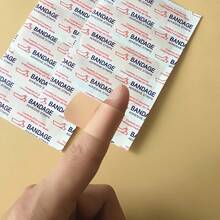 20/40/60/80/110片装医用弹性绷带 - 透气微孔PE止血绷带，固定牢固，适用于手指、膝盖、手臂等部位，适用于家庭、学校、户外和紧急情况，弹性缠绕设计。 - 彩色 - 查看 3