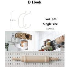 Najlepiej sprzedający się artykuł do domu, Basic Living 1 szt. montowany na ścianie i bez wiercenia plastikowa tablica perforowana, zestaw akcesoriów o wielu kombinacjach, uniwersalna tablica perforowana do przechowywania z różnymi pudełkami do przechowywania i metalowymi haczykami, odpowiednia do warsztatu garażowego/organizacji i przechowywania w kuchni domowej/biurze/pokoju rzemieślniczym/łazience (28*28 cm)