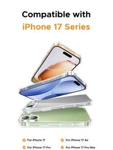 UGREEN Crystal Transparent Airbag Series Mobile Phone Case Compatible With IPhone 17 Air Pro Max - Clear - View 6