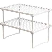 AmazonBasics, Estantes apilables de almacenamiento de cocina - Estantes apilables - Ver 1
