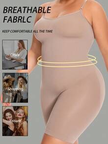 3pcs Women's Seamless Bodysuit Shapewear Black Bodysuit, Yoga, Daily Wear