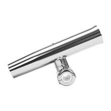 Stainless Steel Clamp-On Fishing Rod Holder For 7/8'' To 1'' Rails, 360° Rotation, Durable & Lightweight, Ideal For Yachts And Boats - Plateado - Ver 4
