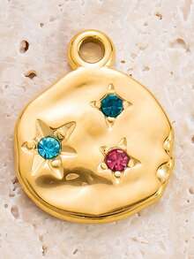 1pc Cute Stainless Steel Pendant DIY Jewelry Accessory - DIY Necklace Accessories - View 4