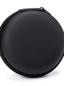 1 pieza Estuche de viaje premium negro, compacto y resistente a los arañazos, protección perfecta para viajeros con sentido del estilo, adecuado para relojes de adolescentes (reloj no incluido) - Estilo aleatorio - Negro - Ver 5