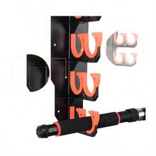 Space-Saving Fishing Rod Holder | Wall-Mounted Or Ceiling-Mounted Fishing Rod Organizer With Soft TPU Protective Pads, ABS Plastic Fishing Rod Storage, Suitable For Saltwater, Spinning, Casting And Baitcast Fishing Rods (Holds 5 Fishing Rods), Fishing Rods And Reels - Multicolor - View 8