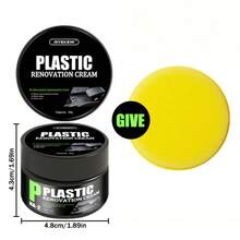 Ryekew Ryekew 50G HA-02 Agente restaurador de neumáticos de coche, revestimiento de brillo para neumáticos, plástico, goma y ruedas, spray pulidor y brillante para detalles de automóviles