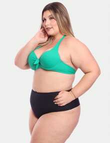 Bra Padded Bikini Beach Support Plus Size Loose Comfortable Lingerie Intimate Fashion Structured Padded - Cờ xanh - Xem 4